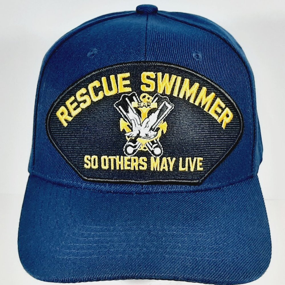U.S. Coast Guard Rescue Swimmer So Others May Live Men's cap hat blue